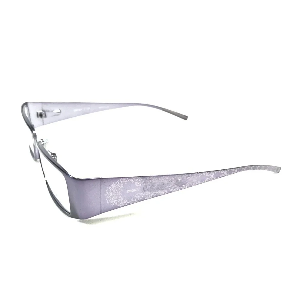 DKNY Eyeglasses Frames DY5567 1105 Shiny Purple Rectangular Full Rim 51-16-130